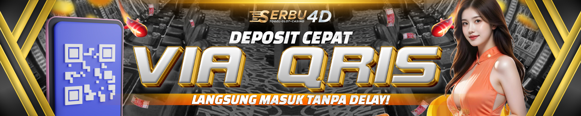 Deposit Cepat via QRIS di SERBU4D